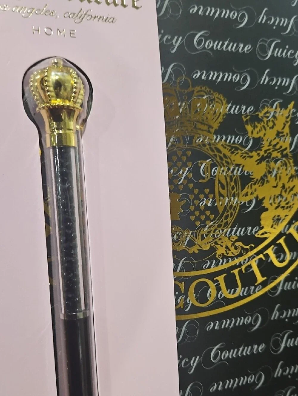 NWT! JUICY COUTURE LARGE  JOURNAL w/ CROWN PEN!